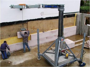 Layher Bautechnik: Stein-Rex-Kleinkran (kpl. verzinkt)