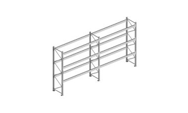 Layher Bautechnik: Palettenregale (lackiert und verzinkt)