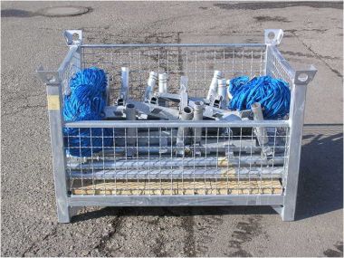 Layher Bautechnik: Solarbauer-Schutzwand